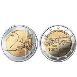 2 Euros 100 Aniversário da Aviação - Malta 2015