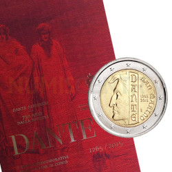 2 Euros 750 Aniversário de Dante - San Marino 2015
