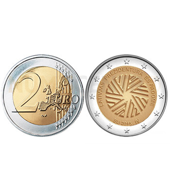 2 Euros Presidencia na EU - Letónia 2015