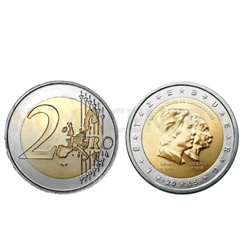 2 Euros Henri e Albert II Luxemburgo 2005