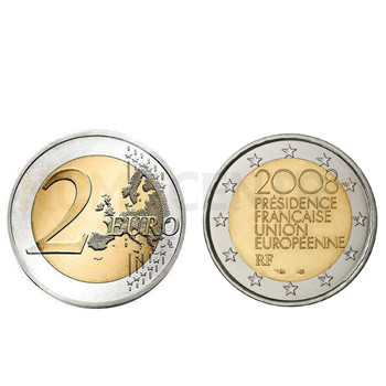 2 Euros Presidência U.E. França 2008