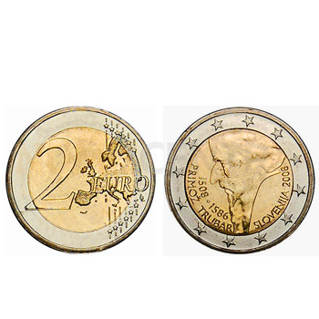 2 Euros Primoz Trubar Eslovenia 2008