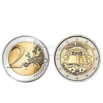 2 Euros Tratado de Roma Bélgica 2007