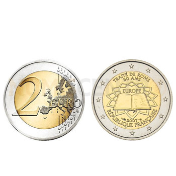 2 Euros Tratado Roma França 2007