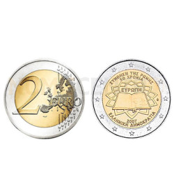 2 Euros Tratado Roma Grécia 2007