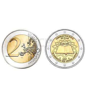 2 Euros Tratado Roma Países Baixos 2007