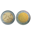 2 Euros 10 Aniversário da UEM Chipre 2009
