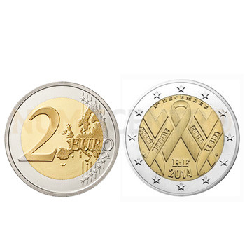 2 Euros Dia Mundial da Sida França 2014