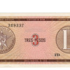 3 Pesos - Cuba 1985 D
