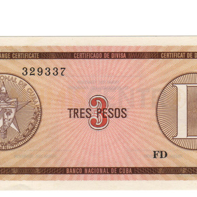 3 Pesos - Cuba 1985 D