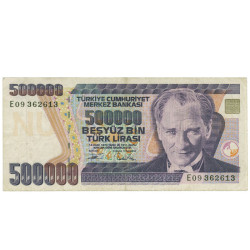 500000 Liras - Turquia 1970-93