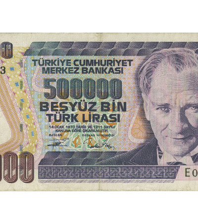 500000 Liras - Turquia 1970-93