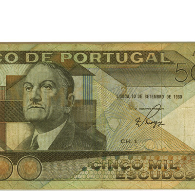 5000 Escudos - Portugal 1980-86 Bela