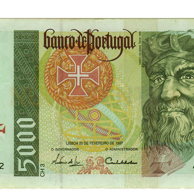 5000 Escudos - Portugal 1995-98 Bela