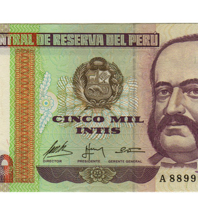 5000 Intis - Peru 1988