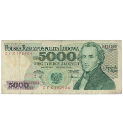 5000 Zloty - Polonia 1988