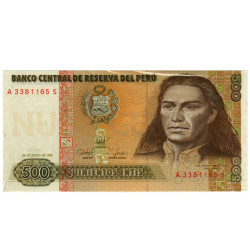 500 Intis - Peru 1987