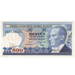 500 Liras - Turquia 1970-72