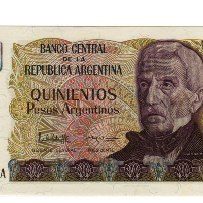 500 Pesos - Argentina 1984