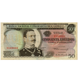 50 Escudos - Moçambique 1970 NOVA