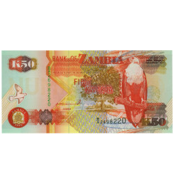 50 Kwacha - Zambia 1992
