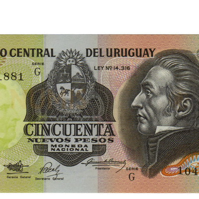 50 Pesos - Uruguai 1988