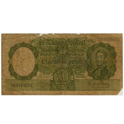 50 Pesos - Argentina 1968