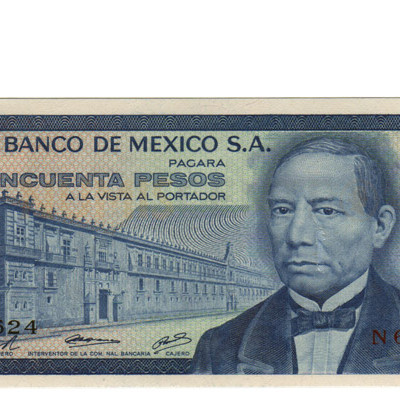 50 Pesos - Mexico 1972