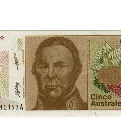 5 Australes - Argentina 1986