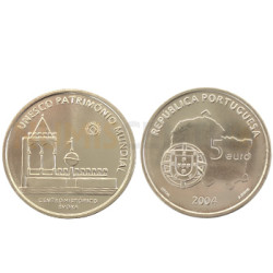 Moeda 5€ Centro Histórico de Évora 2004 Prata