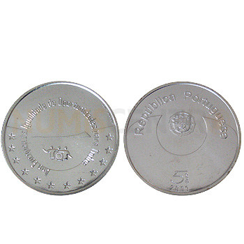 Moeda 5€ Ano Europeu Igualdade de Oportunidades para Todos 2007 Prata