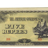 5 Rupees - Mianmar 1942