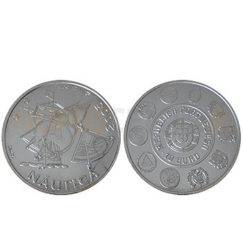 Moeda 10€ Náutica 2003 Prata