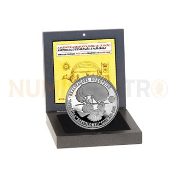 Moeda 8€ Passarola de Bartolomeu de Gusmão 2007 Prata Proof