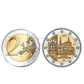 2 Euros Baden Wurttemberg Alemanha 2013 D