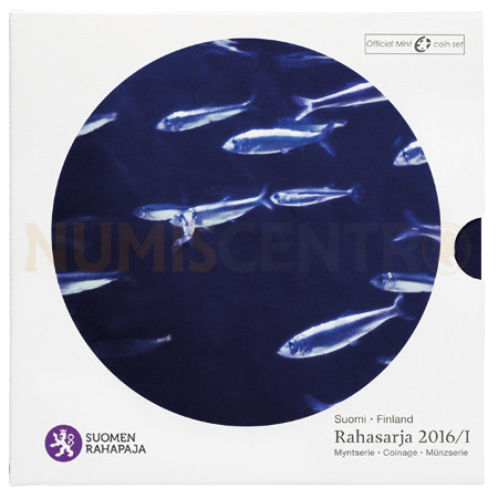 BNC - Finlândia 2016 c/ 9 moedas (as moedas de 2 € são as comemorativas)