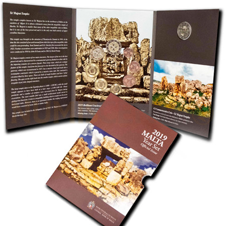 Carteira BNC Malta 2019 c/ 9 moedas
