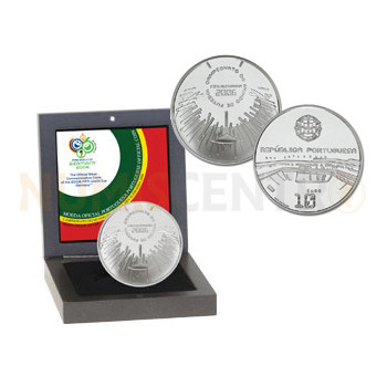 Moeda 10€ Campeonato Mundial de Futebol Alemanha 2006 Prata Proof