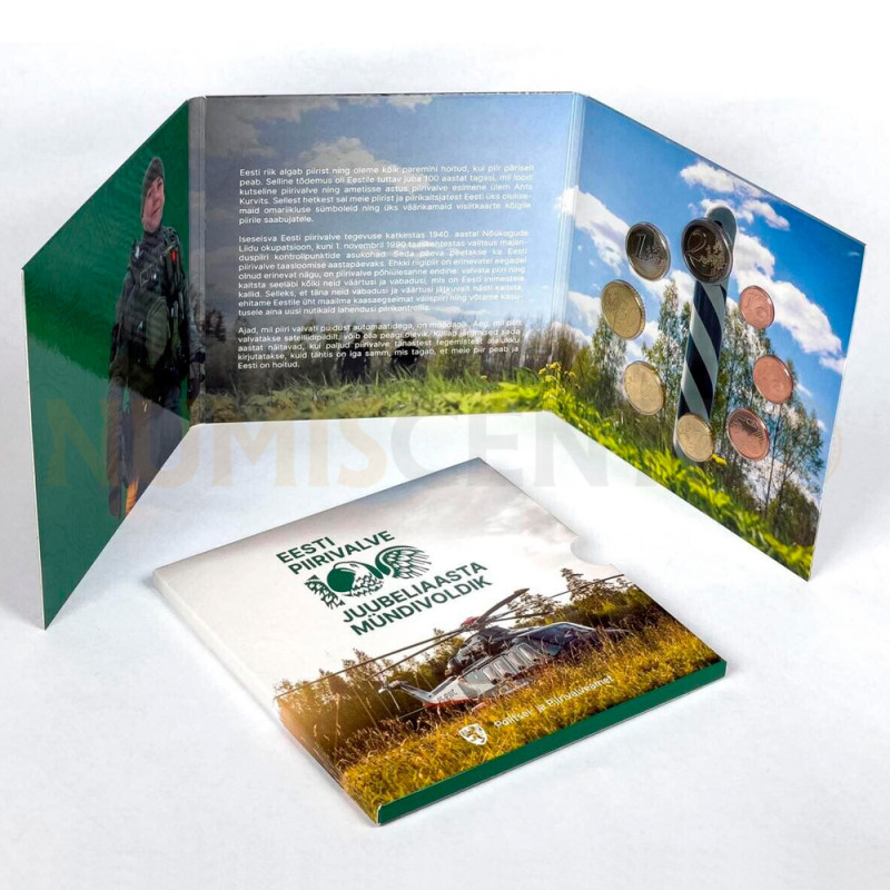 Carteira BNC Estónia 2022 C/8 Moedas