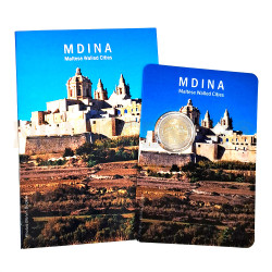 Moeda 2 Euros Mdina Malta 2025 Coincard