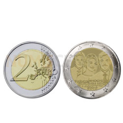 2 Euros Casamento do Grão-Duque Guillaume e Stéphanie Luxemburgo 2012