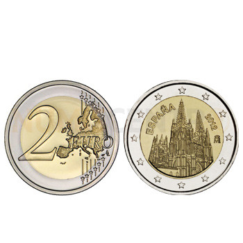 2 Euros Castelo de Burgos Espanha 2012