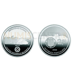 Moeda 2,5€ Centro Histórico do Porto 2008 Cuproníquel