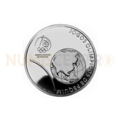 Moeda 2,5€ Jogos Olímpicos de Pequim 2008 Prata Proof