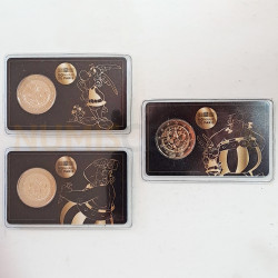 Conjunto 3 Moedas 2 Euro Asterix, Obelix e Idefix França 2019