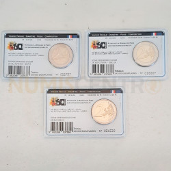 Conjunto 3 Moedas 2 Euro Asterix, Obelix e Idefix França 2019