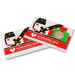 2 Euros Guimarães Capital Europeia da Cultura Portugal 2012 Proof