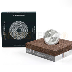 Moeda 10€ O Mundo Digital Portugal 2023 Prata Proof