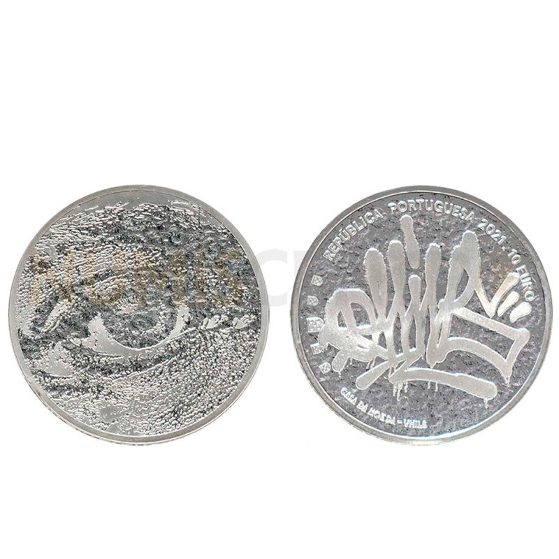 Moeda 10€ VHiLS Portugal 2021 Prata Proof