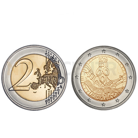Moeda 2 Euro 150 Anos Festival da Canção Estónia 2019